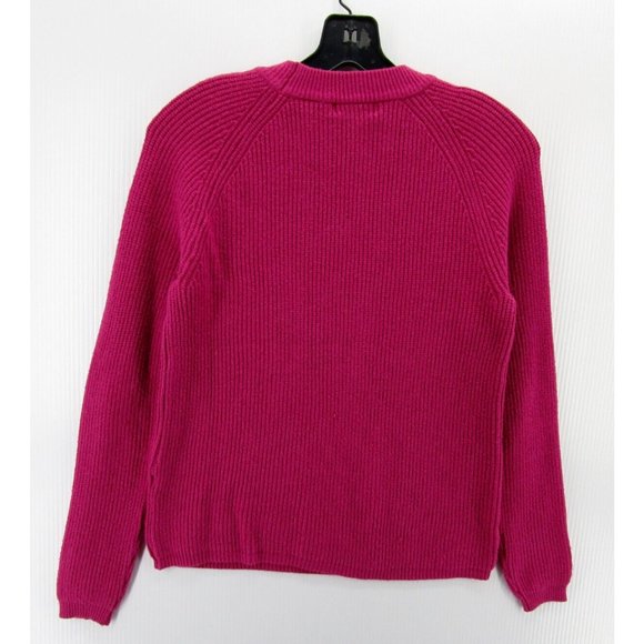 Tahari Sweater Medium Pullover Crewneck Casual Ribbed Breathable - Picture 6 of 11